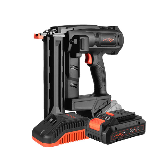 Dnipro-M 20V 2-in-1 Cordless Brad Nailer & Stapler Next-Gen Kit (DCN-201 + 4.0Ah BP-240N + Fast Charger)