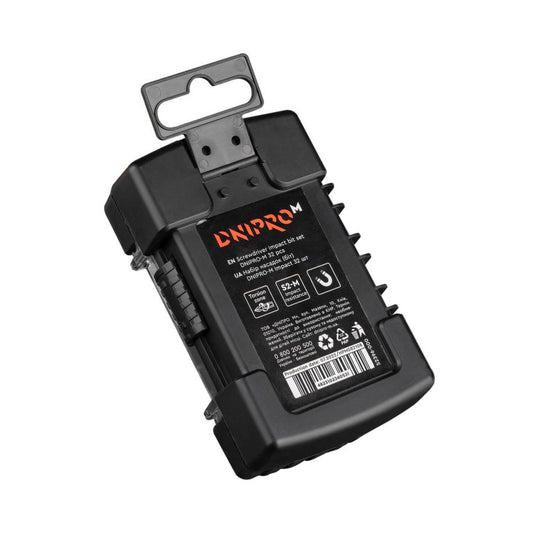 Dnipro-M 32-Piece Impact-Rated Driver Bit Set (1" Professional Series)