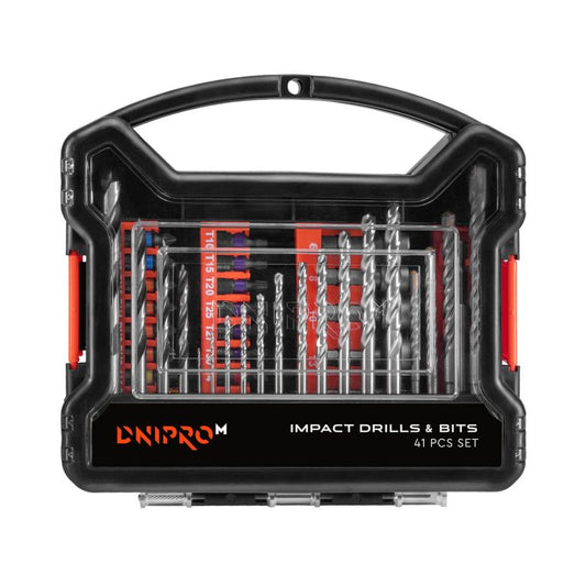 Dnipro-M 41-Piece Professional Drilling & Driving Accessory Master Set