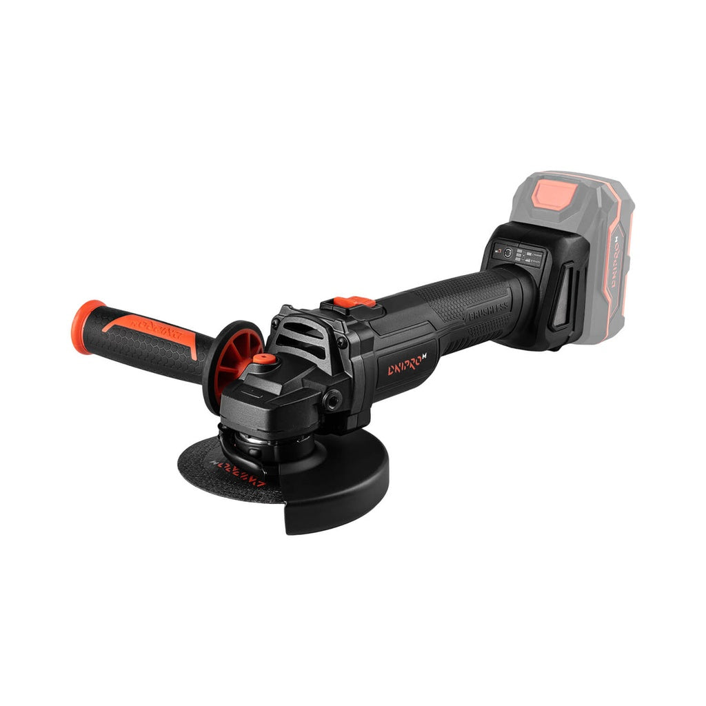 Dnipro-M 20V Brushless 5" Variable Speed Grinder Next-Gen Kit (DGA-201BC + 4.0Ah BP-240N + Fast Charger)