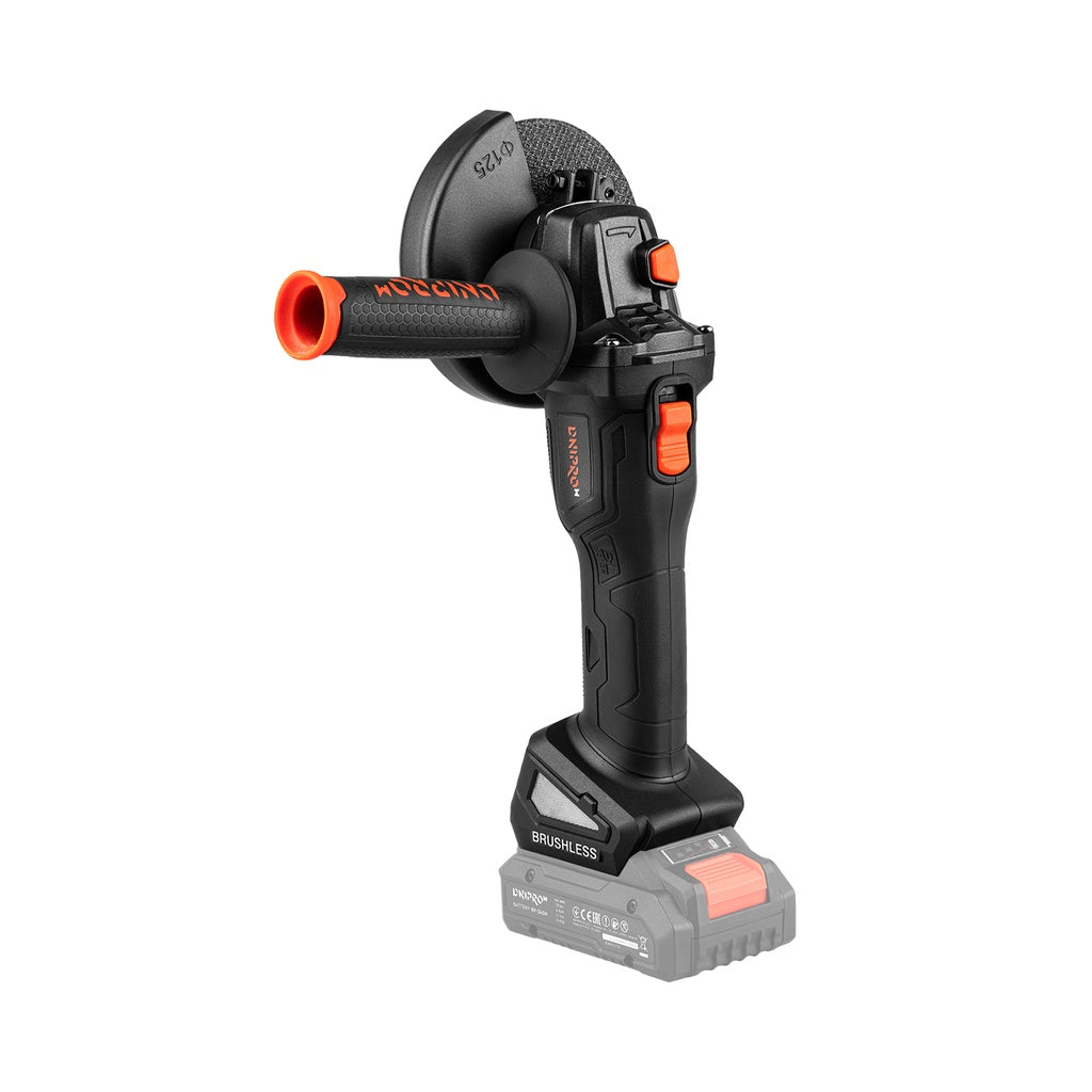 Dnipro-M 20V Brushless 5" Paddle Switch Angle Grinder DGA-202SBC