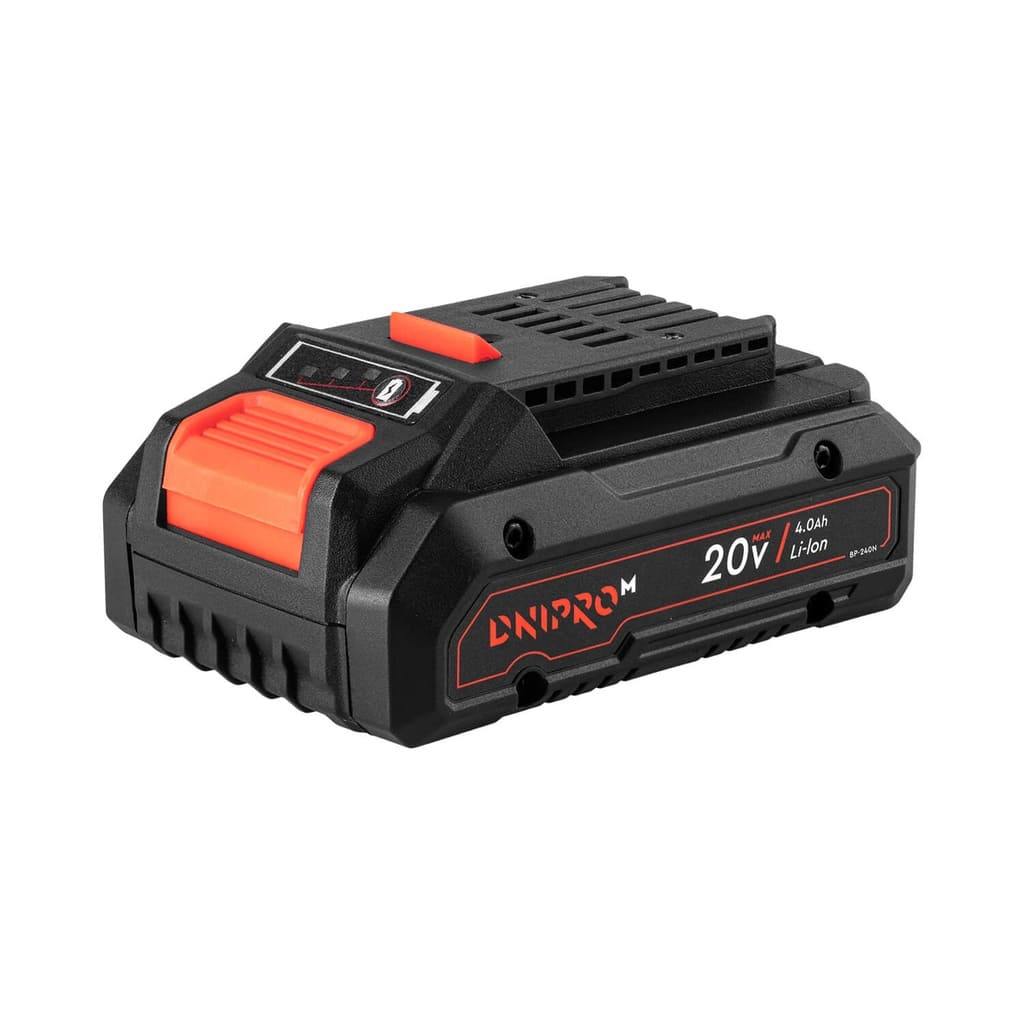 Dnipro-M 20V Brushless 5" Variable Speed Grinder Next-Gen Kit (DGA-201BC + 4.0Ah BP-240N + Fast Charger)