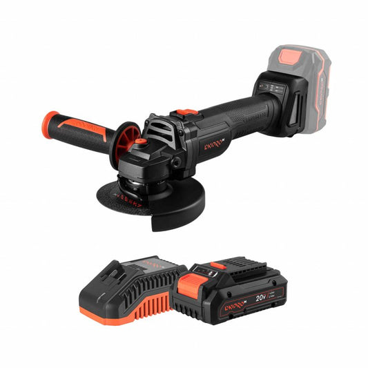 Dnipro-M 20V Brushless 5" Variable Speed Grinder Next-Gen Kit (DGA-201BC + 4.0Ah BP-240N + Fast Charger)
