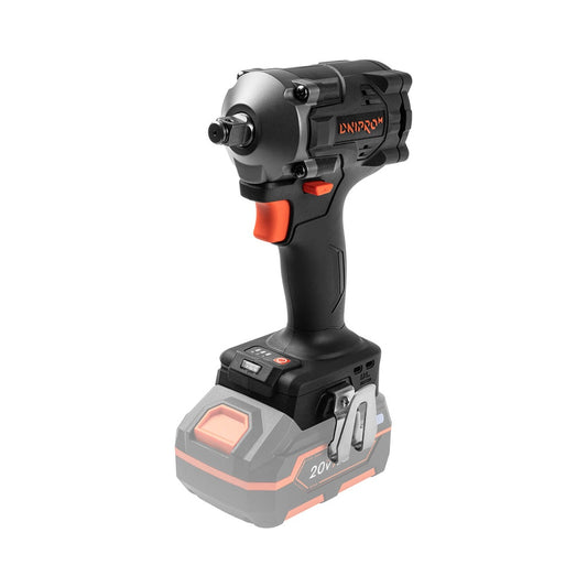 Dnipro-M 20V Compact Brushless 1/2" Impact Wrench Kit (DTW-201BC + 4.0Ah Battery + Fast Charger)