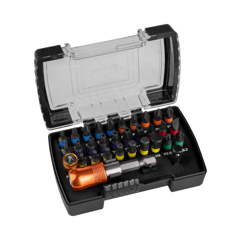 Dnipro-M 32-Piece Impact-Rated Driver Bit Set (1" Professional Series)