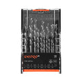 Dnipro-M 19-Piece M35 Cobalt Drill Bit Set (1.0mm – 10.0mm)