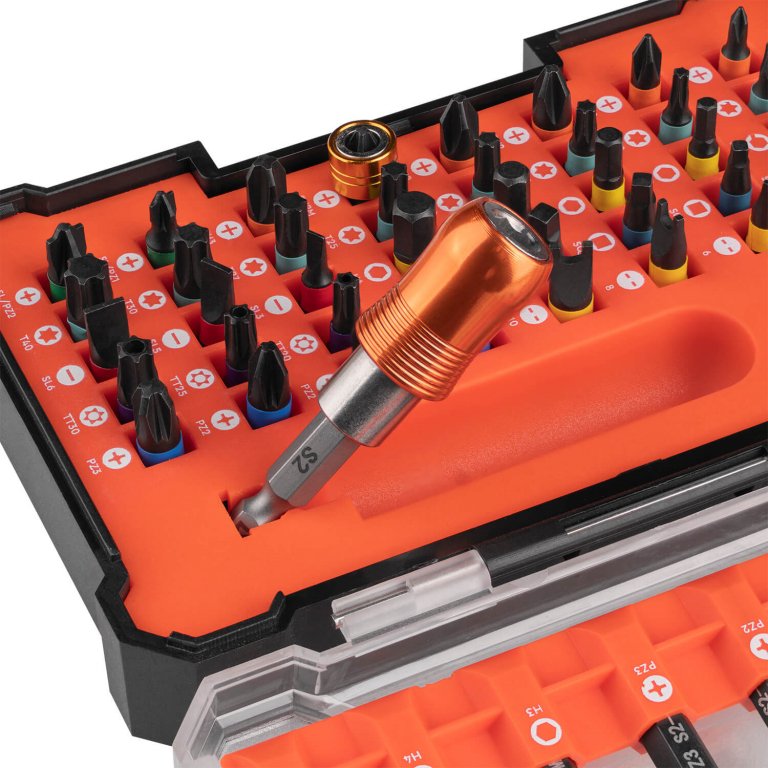 Dnipro-M 50-Piece Master Impact-Rated Driver Bit Set