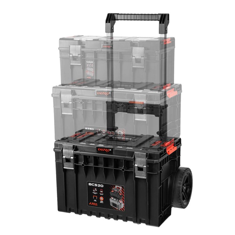 Dnipro-M 20" Rolling Modular Tool Box S-Box BC520