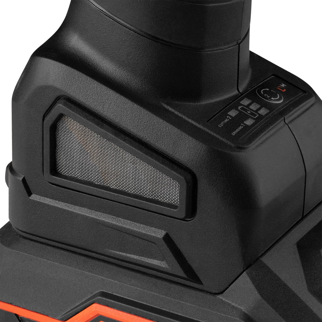Dnipro-M 20V Brushless 5" Variable Speed Grinder Next-Gen Kit (DGA-201BC + 4.0Ah BP-240N + Fast Charger)