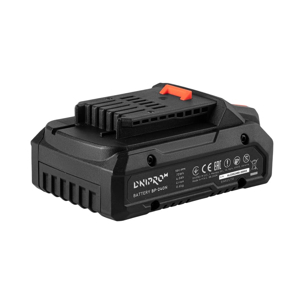 Dnipro-M 20V 2-in-1 Cordless Brad Nailer & Stapler Next-Gen Kit (DCN-201 + 4.0Ah BP-240N + Fast Charger)