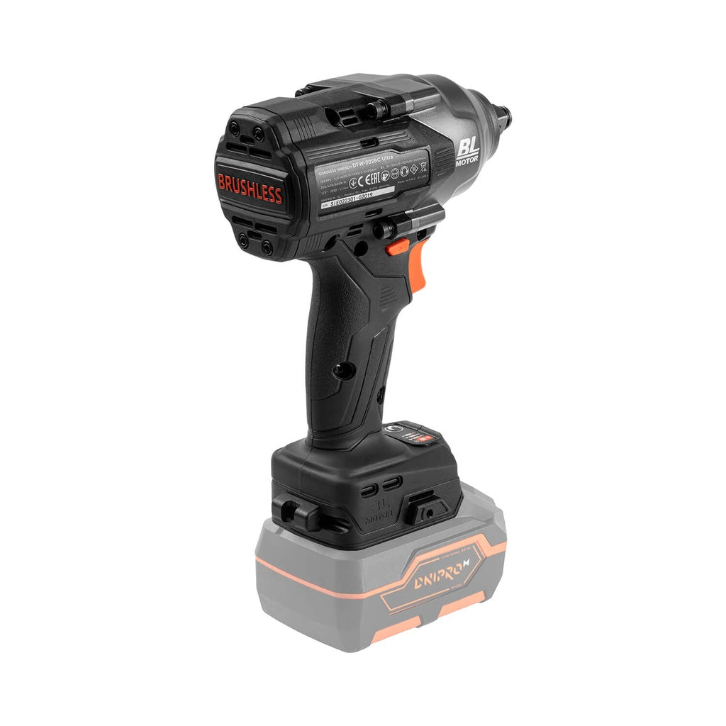 Dnipro-M 20V High-Torque Brushless 1/2" Impact Wrench Extreme Kit (DTW-202BC + 6.0Ah Battery + Fast Charger)