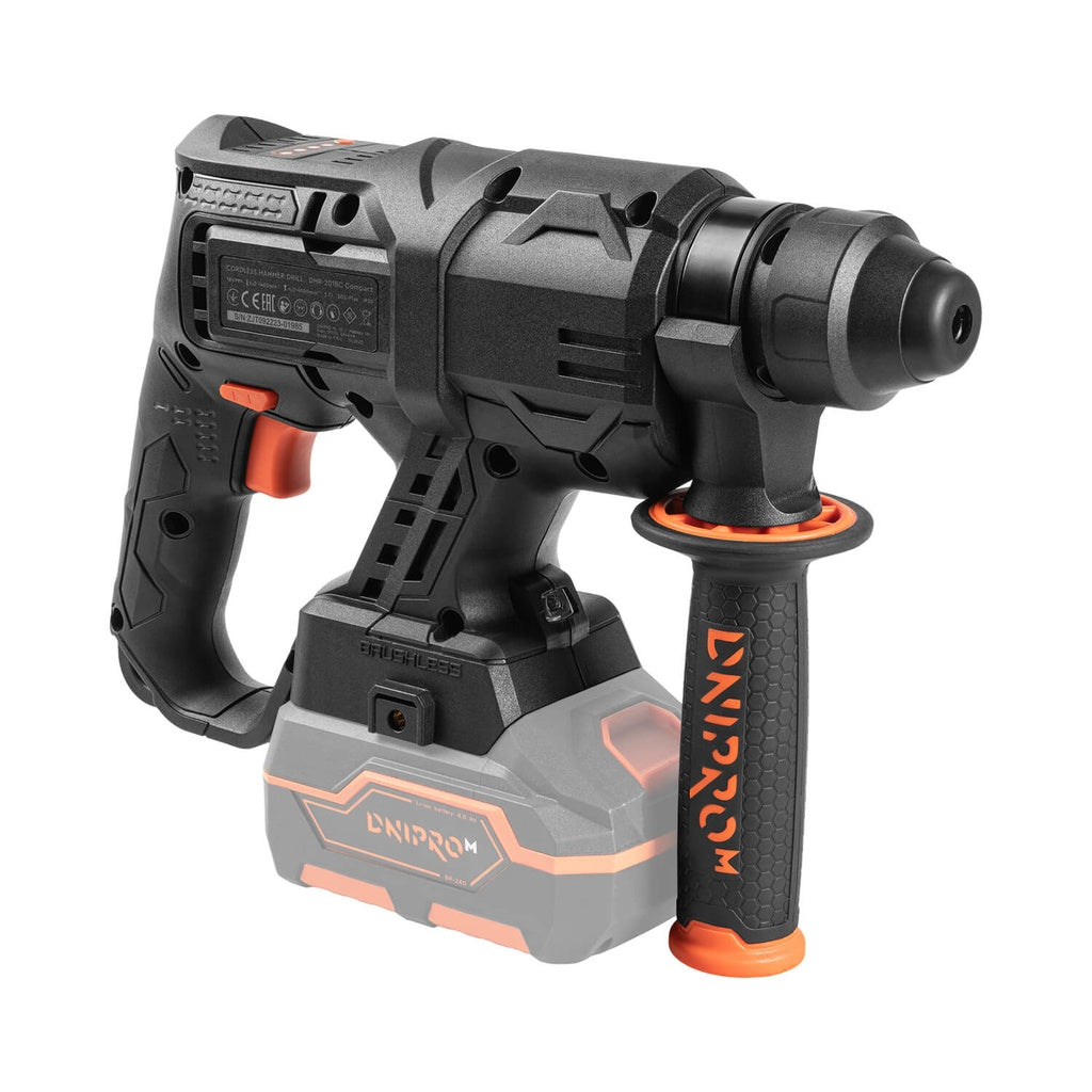 Dnipro-M 20V Compact Brushless SDS-Plus Rotary Hammer DHR-201BC