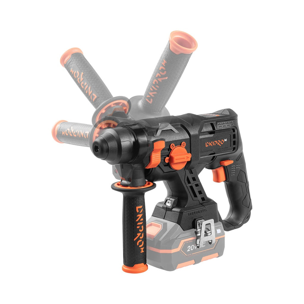 Dnipro-M 20V Compact Brushless SDS-Plus Rotary Hammer DHR-201BC