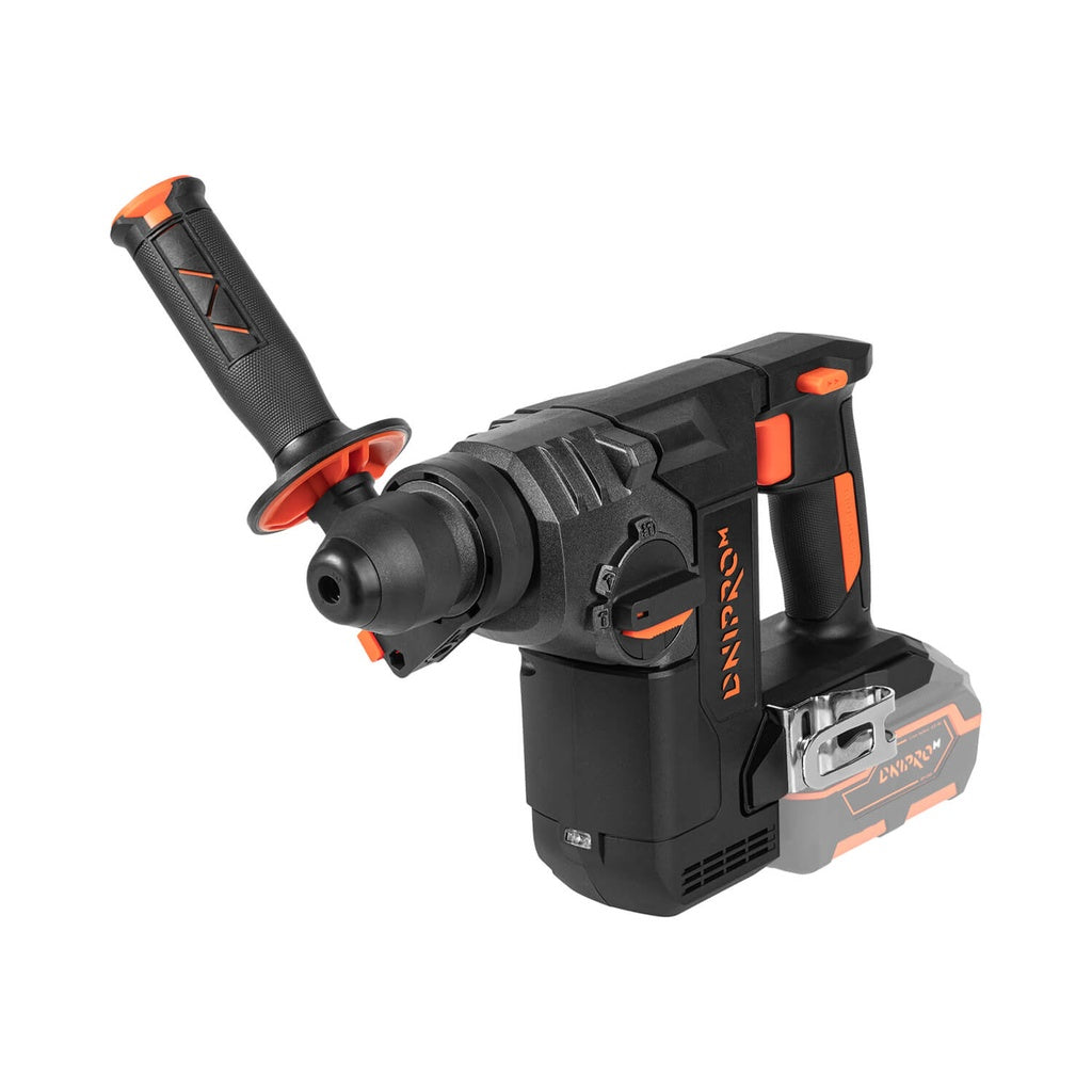 Dnipro-M 20V Brushless SDS-Plus Rotary Hammer High-Capacity Kit (DHR-202BC + 6.0Ah Battery + Fast Charger)