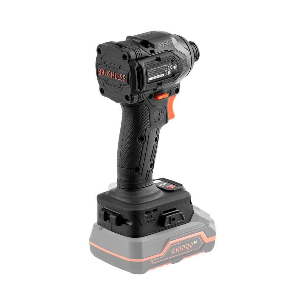 Dnipro-M 20V Brushless 1/4" Hex Impact Driver Next-Gen Kit (DTD-201BC + 4.0Ah BP-240N + Fast Charger)